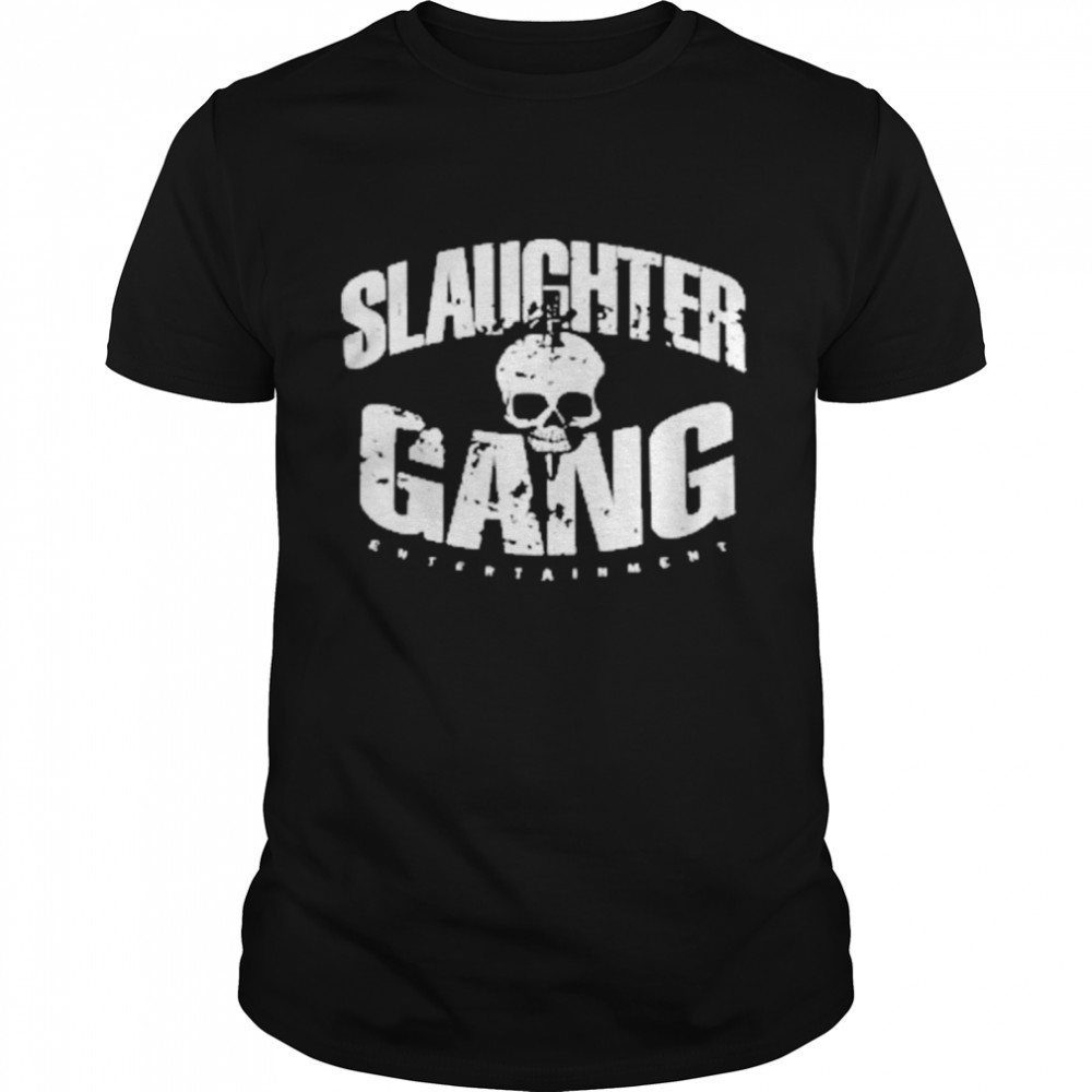 Slaughter Gang Entertainment Distressed  Classic Men's T-shirt