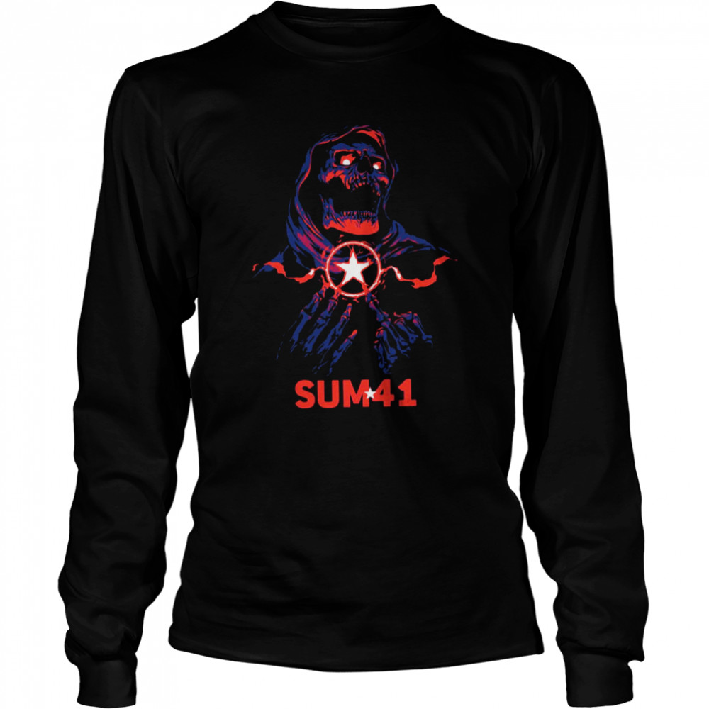 the dead man sum 41 logo shirt long sleeved t shirt