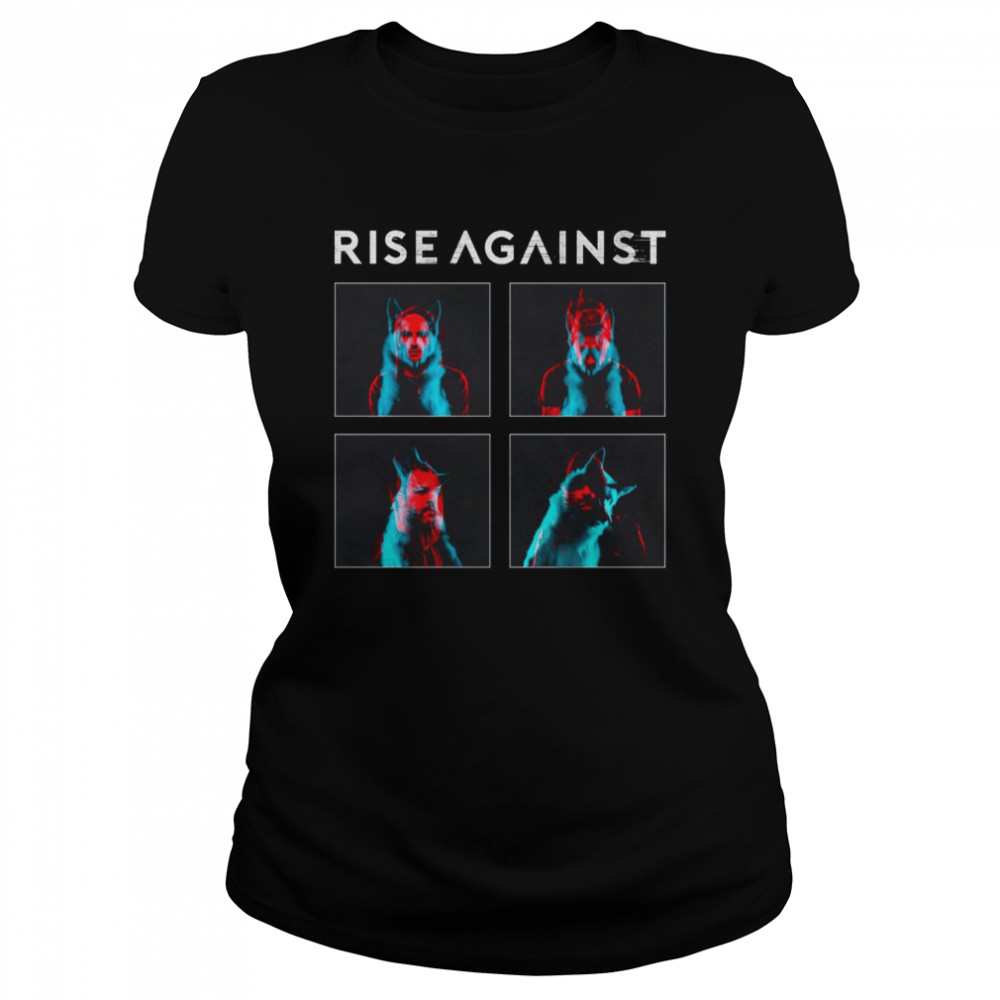 The Mist Retro Art Rise Against shirt Classic Women's T-shirt