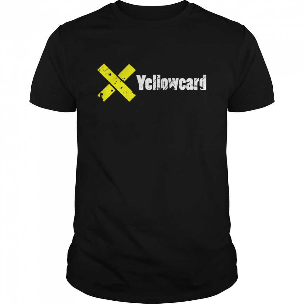 X Yellow White Logo Music Yellowcard shirt Classic Men's T-shirt