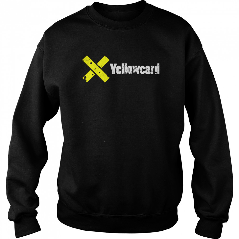 X Yellow White Logo Music Yellowcard shirt Unisex Sweatshirt