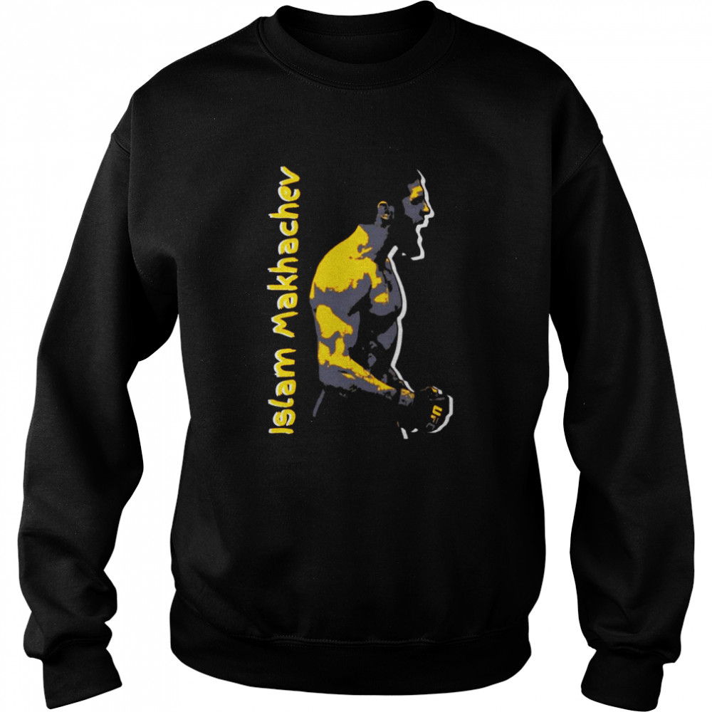 Yellow Design Ufc Fighter Islam Makhachev shirt Unisex Sweatshirt