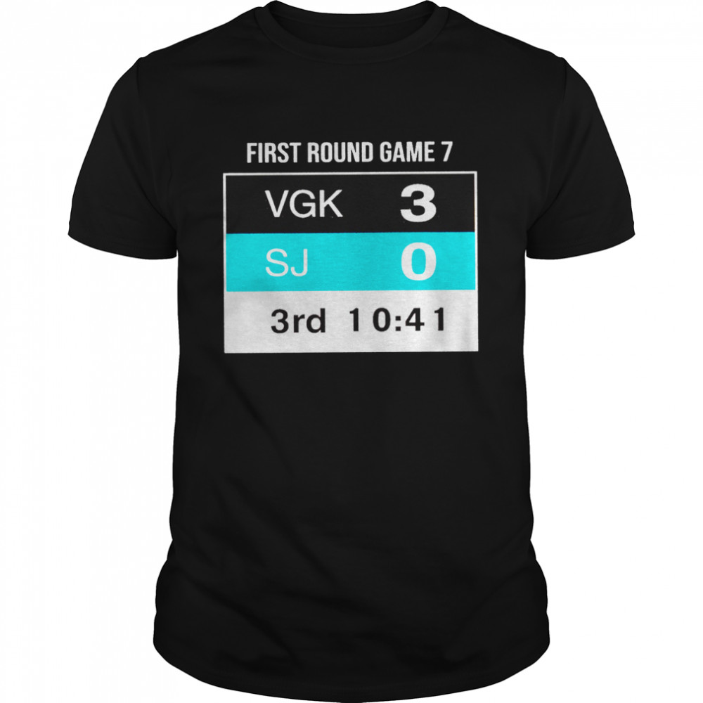 First round game 7 VGK 3 SJ 0 3rd 10 41 shirt Classic Men's T-shirt