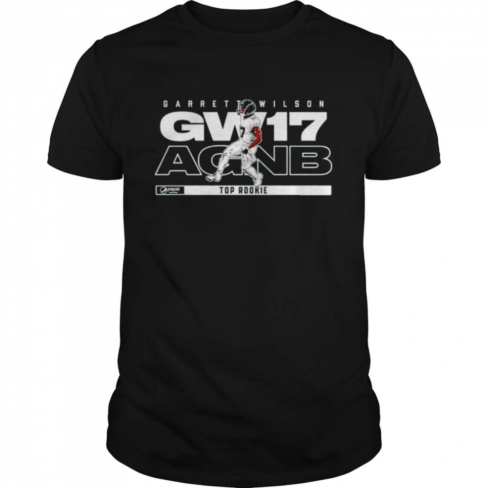 Garrett Wilson GW17 AGNB New York Jets Pepsi Top Rookie shirt