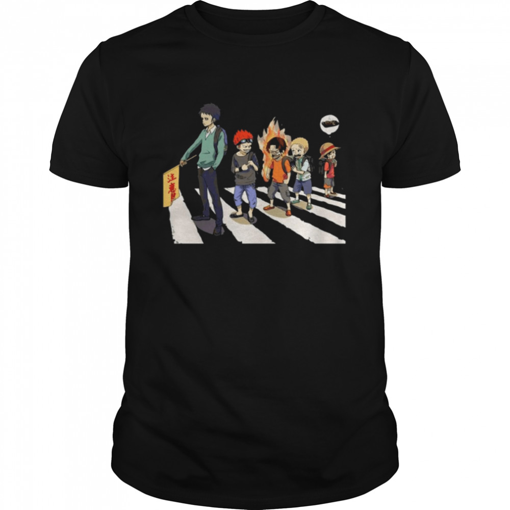 Kid Ver Of One Piece Anime Funny Boy shirt