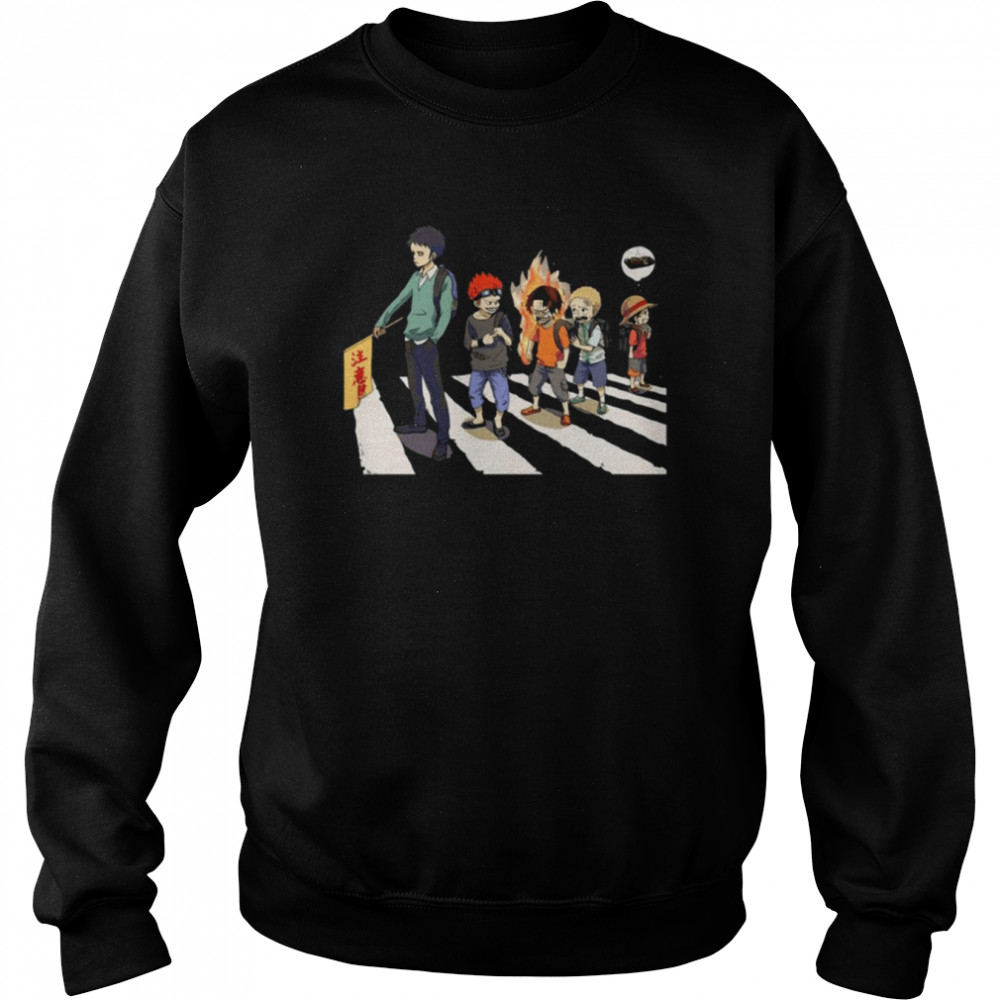 Kid Ver Of One Piece Anime Funny Boy shirt Unisex Sweatshirt