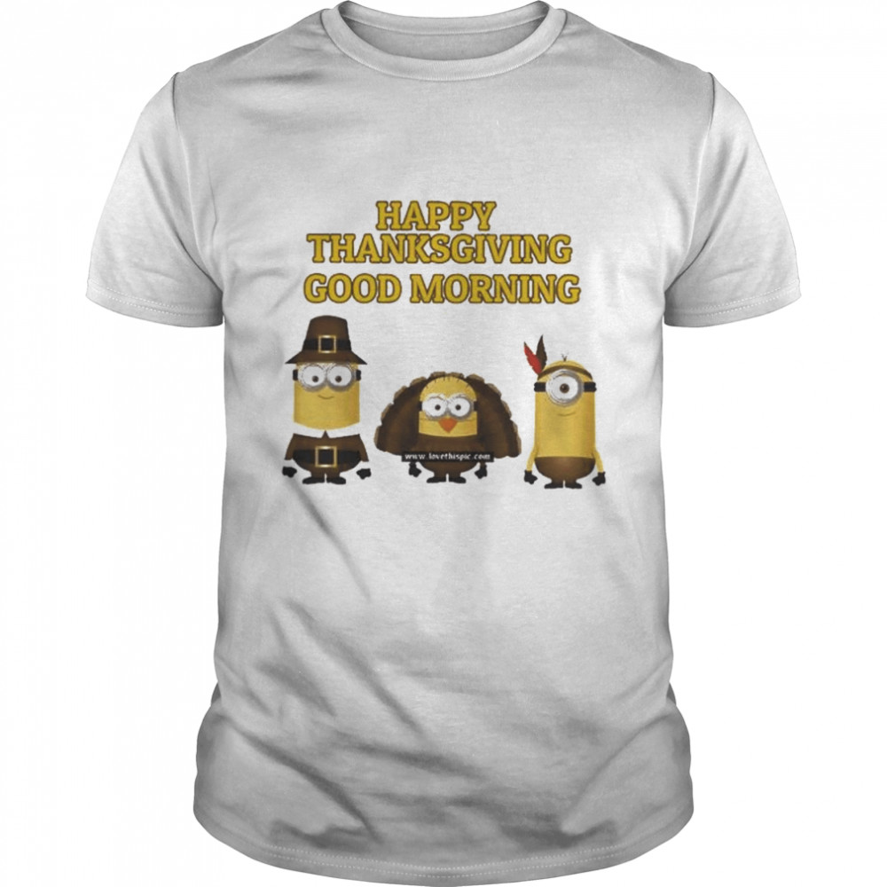 Minions cosplay turkeys in thanksgiving shirt Classic Men's T-shirt