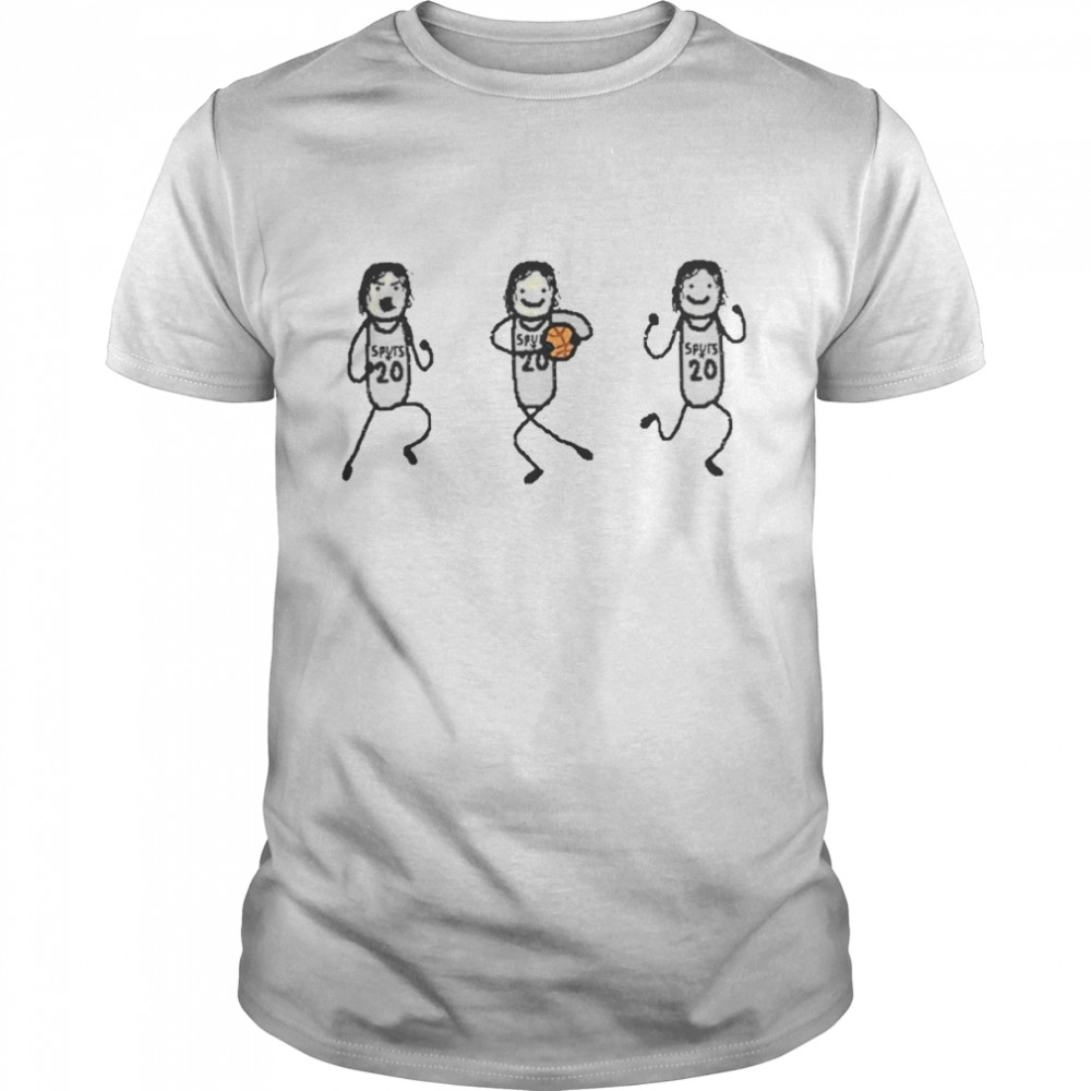 San Antonio Spurs Manu Hall Of Fame shirt Classic Men's T-shirt