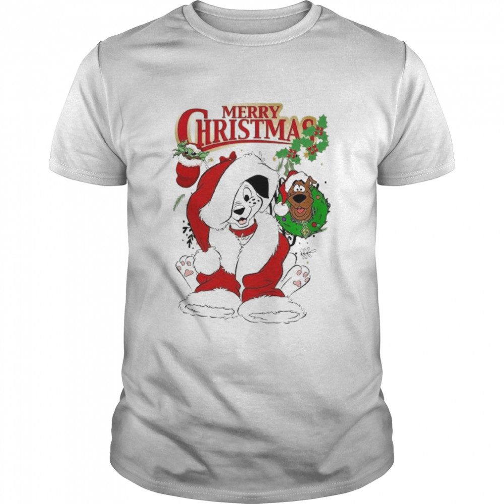 Scooby Doo Baby Yoda Star Wars Christmas Disney 2022 shirt Classic Men's T-shirt