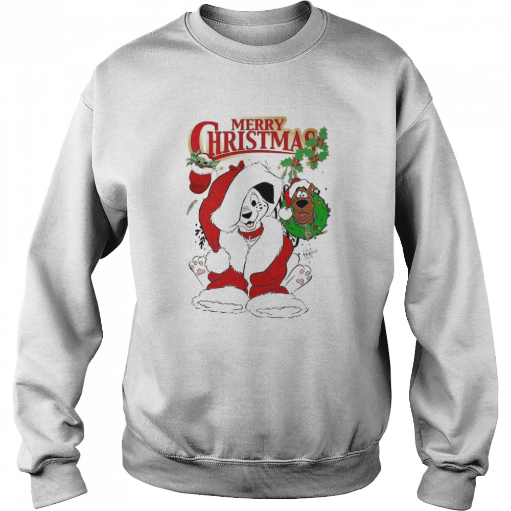 Scooby Doo Baby Yoda Star Wars Christmas Disney 2022 shirt Unisex Sweatshirt