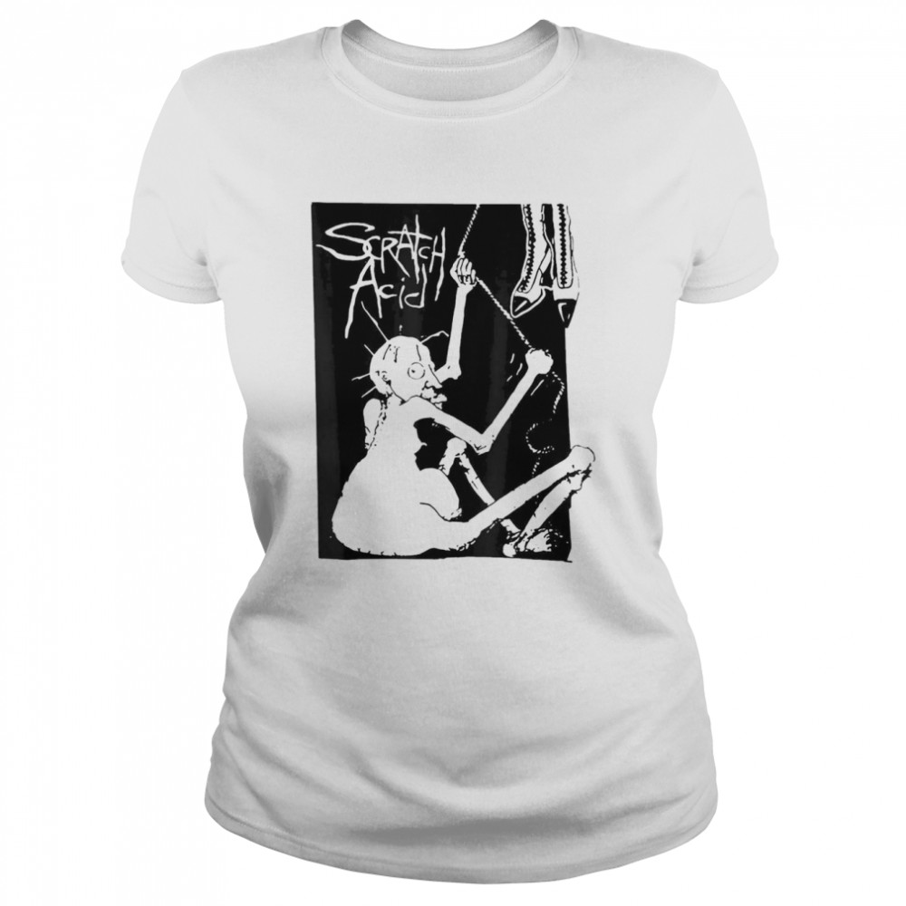 scratch acid noise rock shirt classic womens t shirt