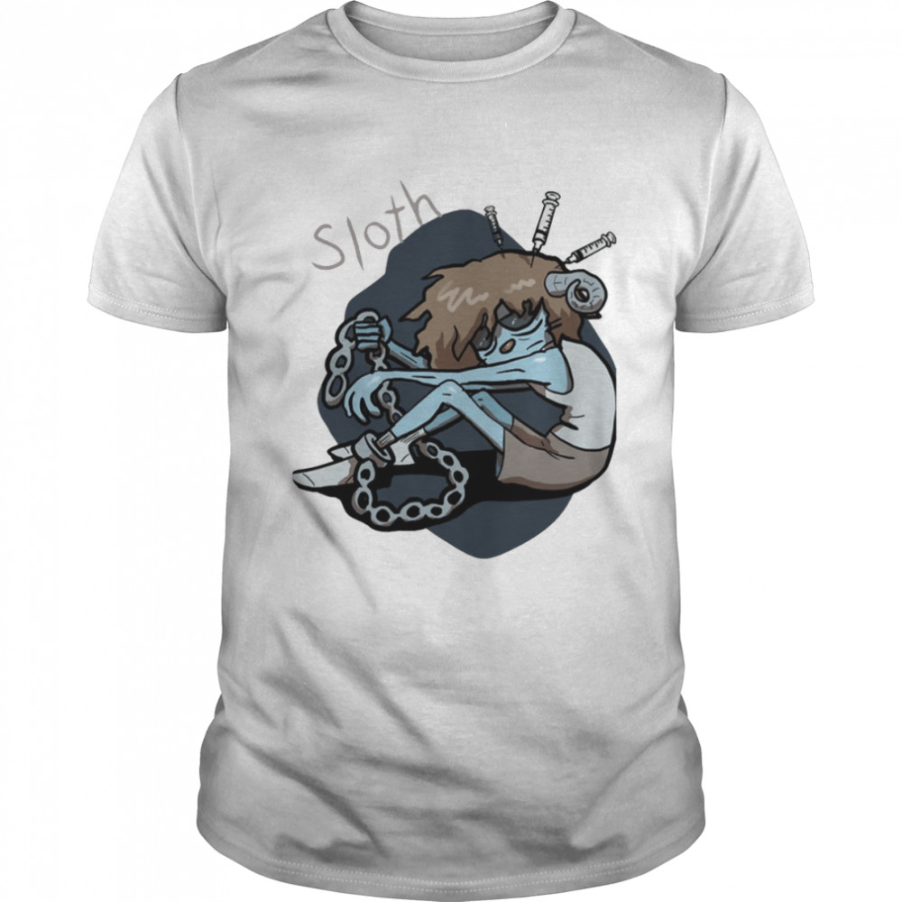 Sloth Dying Design Seven Deadly Sins shirt Classic Men's T-shirt