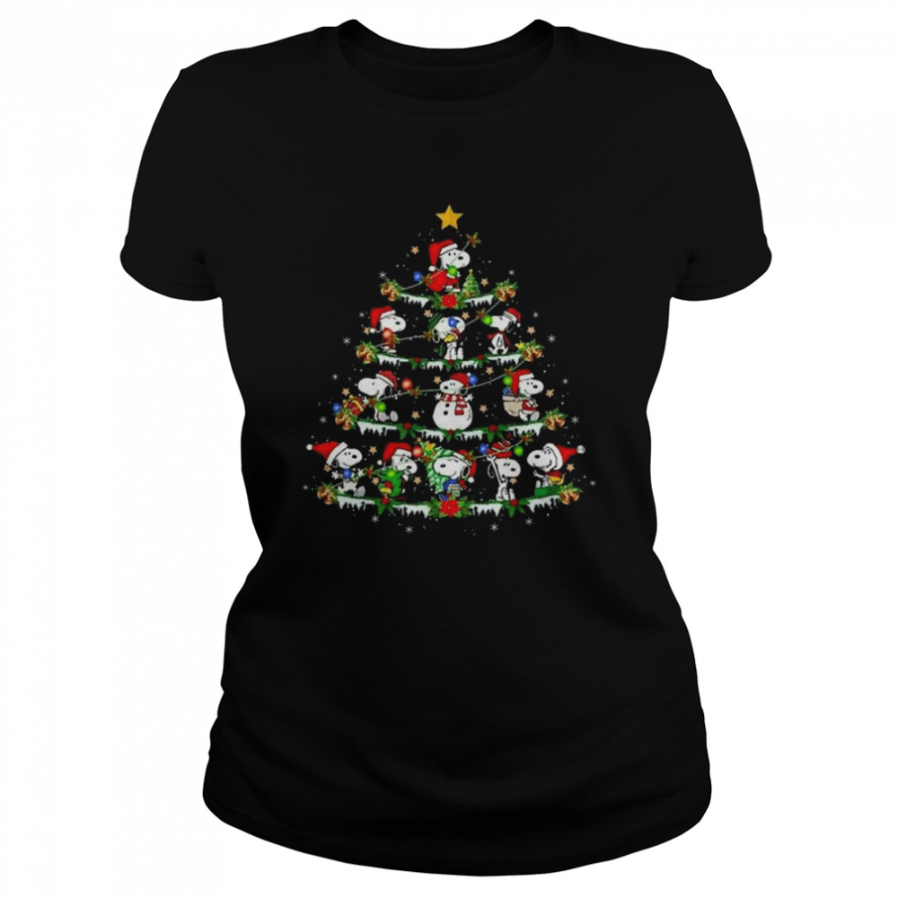 Snoopy Dog Christmas Tree 2022 shirt Classic Women's T-shirt