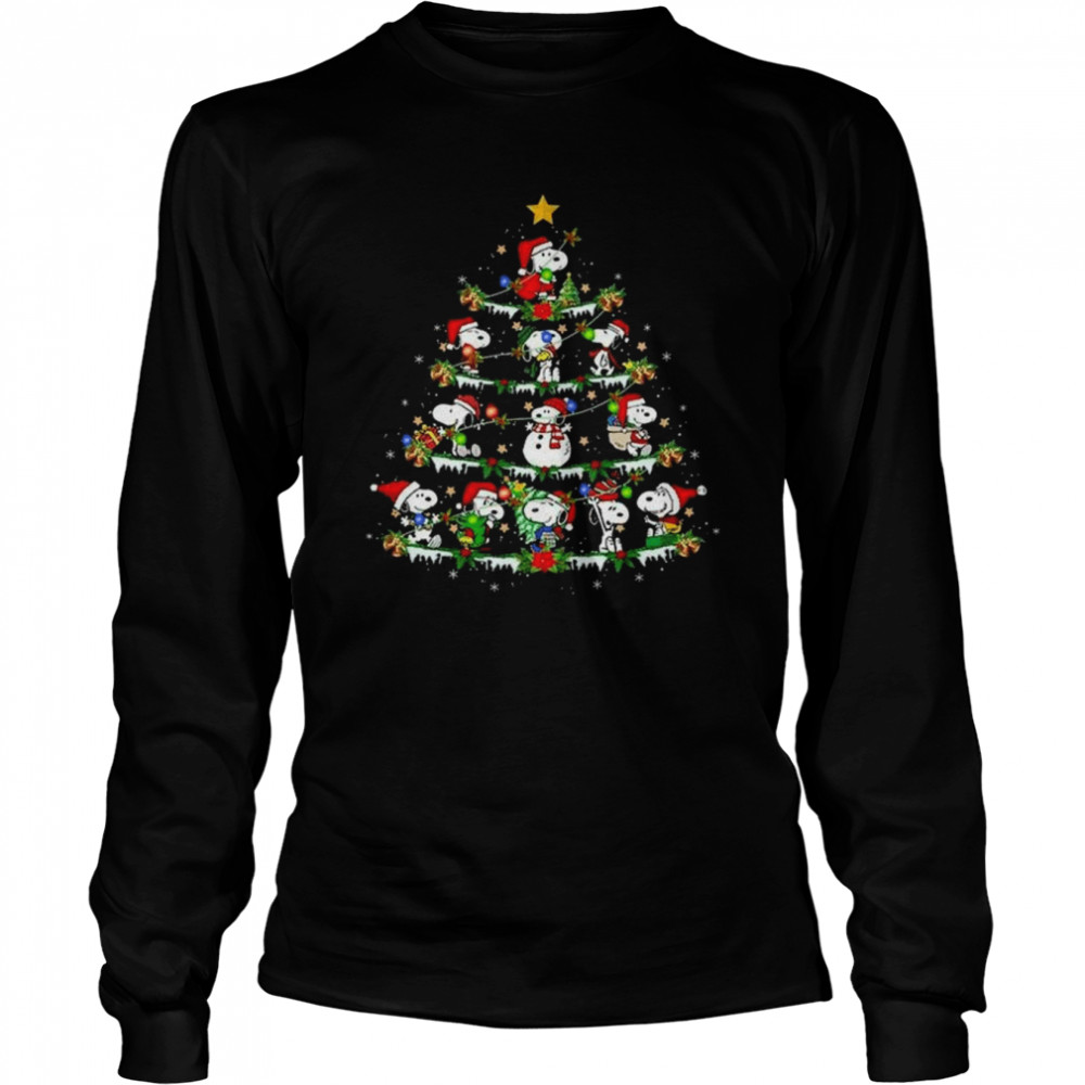 Snoopy Dog Christmas Tree 2022 shirt Long Sleeved T-shirt