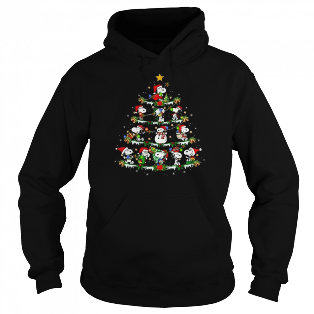 Snoopy Dog Christmas Tree 2022 shirt Unisex Hoodie