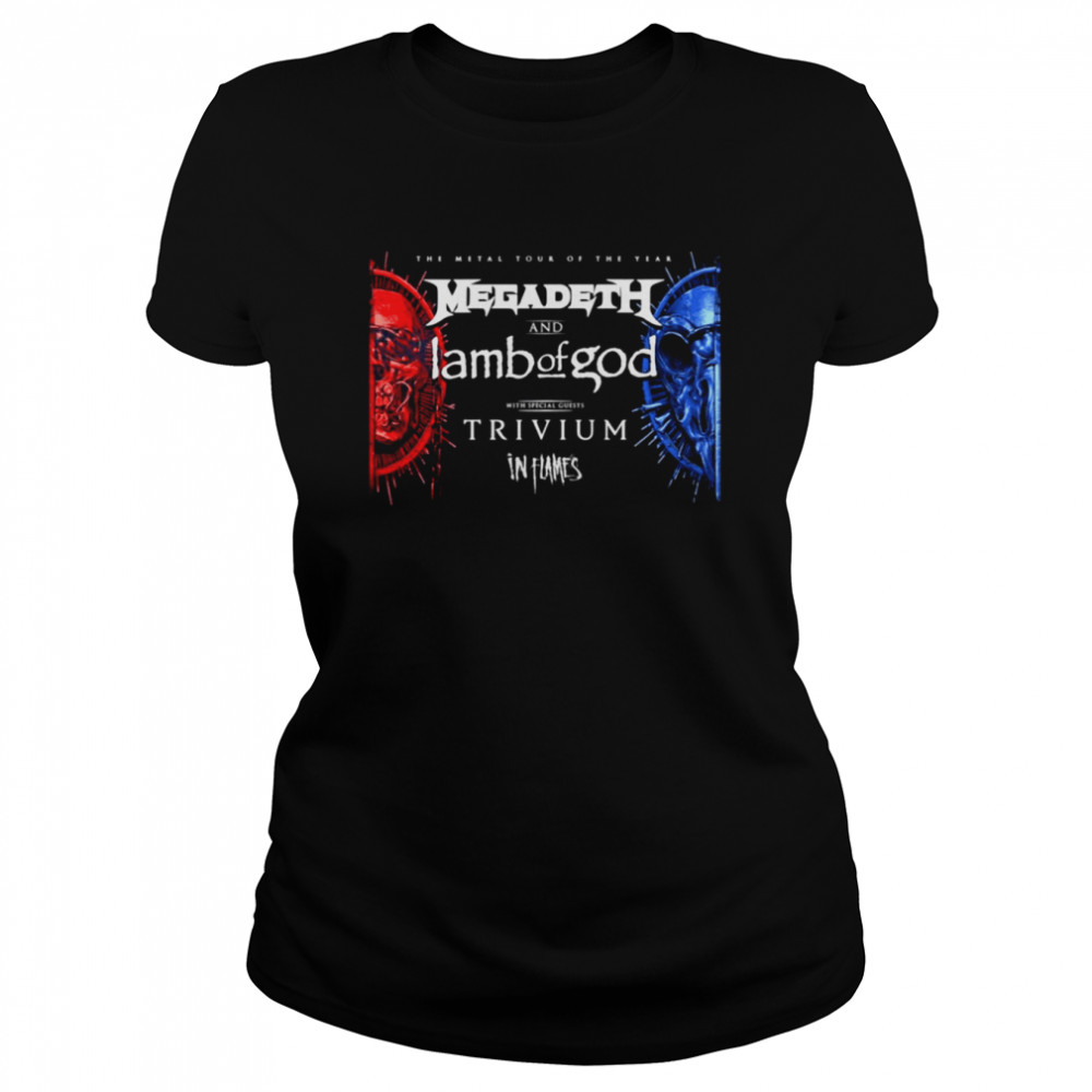 Tour Of The Year Lamb Of God Trivium shirt Classic Women's T-shirt