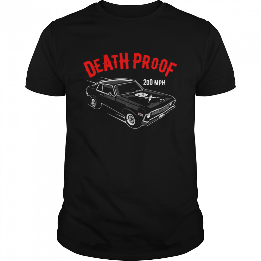 200mph Death Proof Car shirt