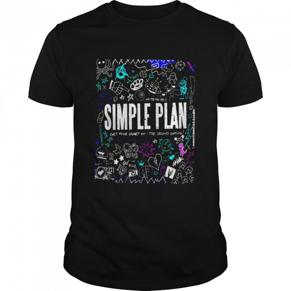 Bestie Neon Symbols Collection Simple Plan shirt