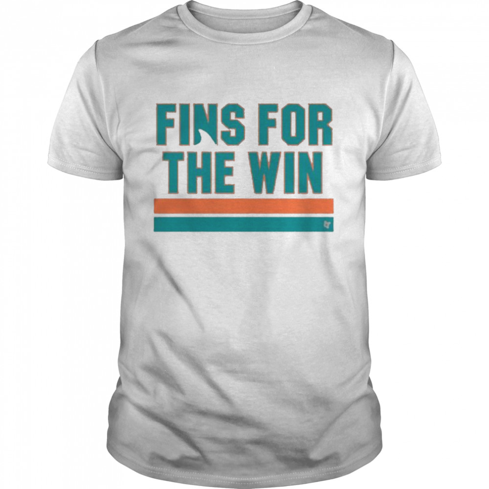 Miami Dolphin Fins for the Win Shirt