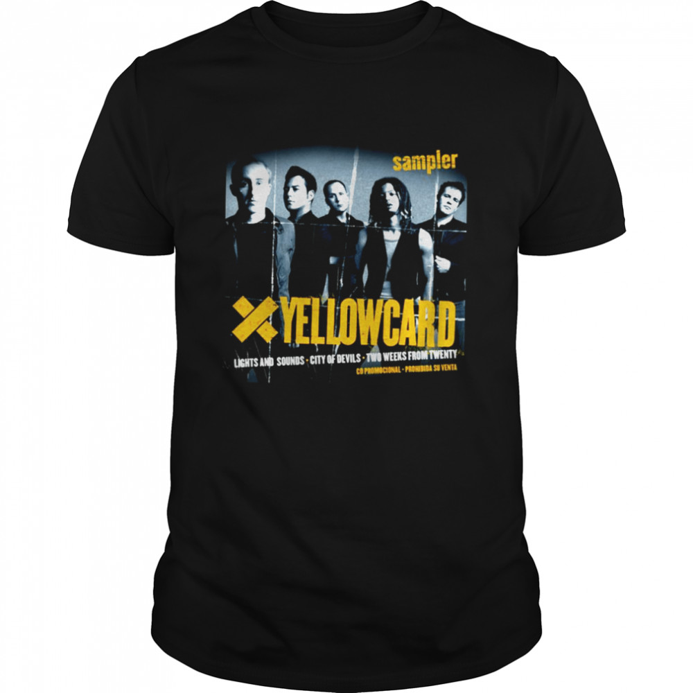 Sampler Members Design Yellowcard Band shirt