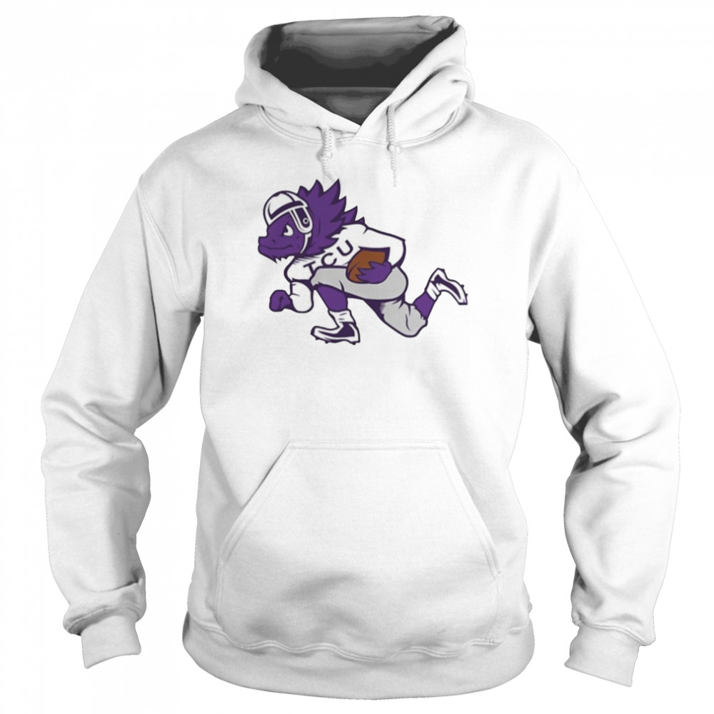 Sonny Dykes Wearing Tcu Logo Unisex Hoodie