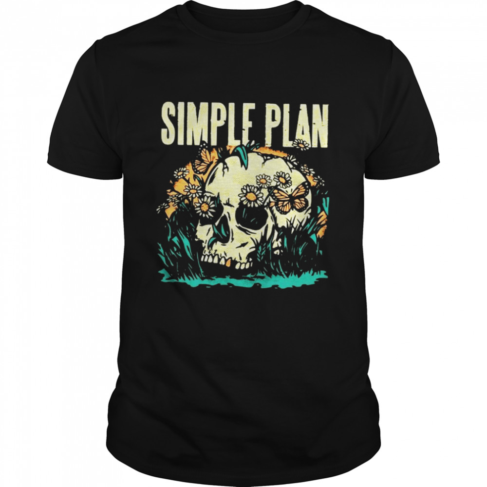 Sp Skull Illustration Simple Plan shirt