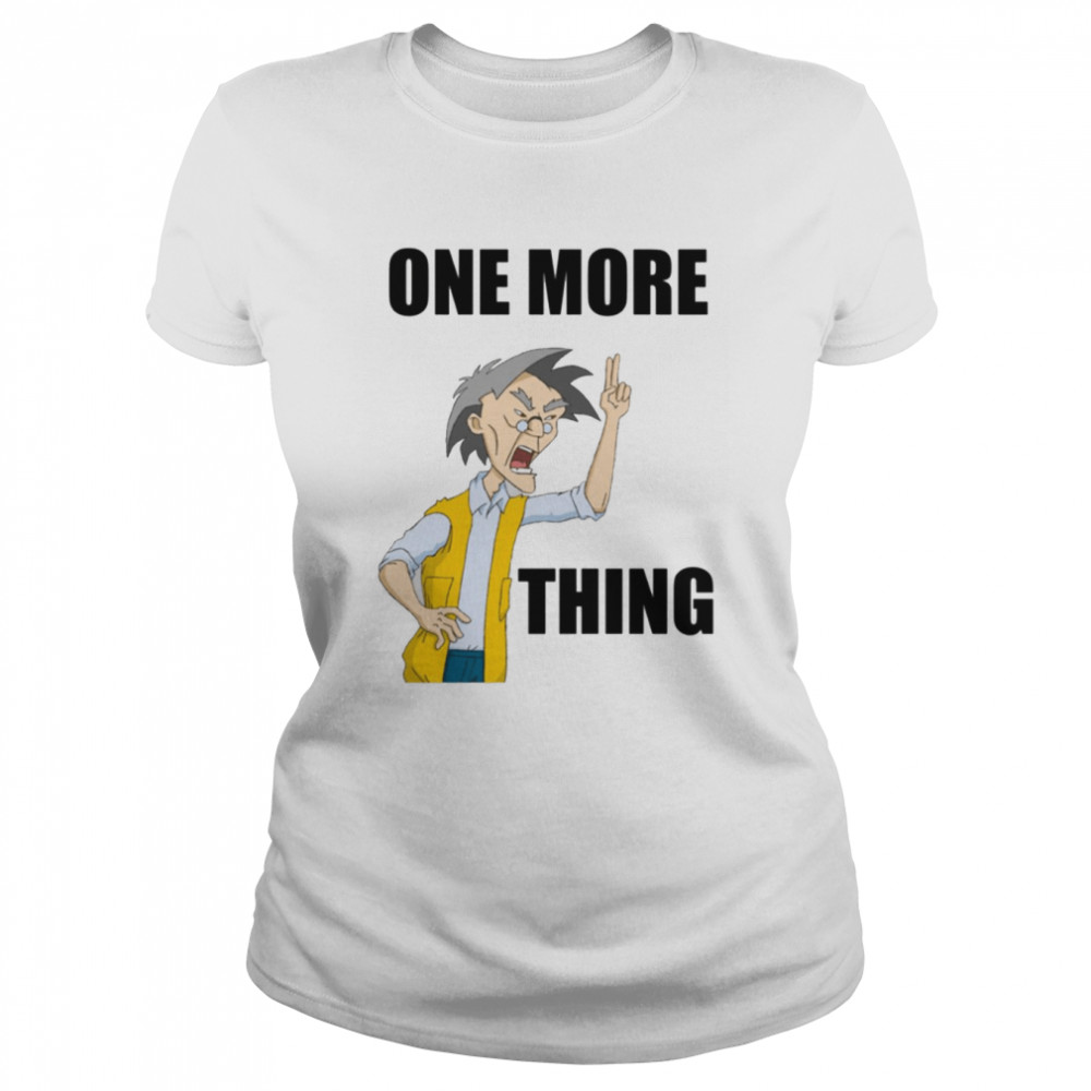 Uncle Chan One More Thing Jackie Chan Adventures shirt Classic Women's T-shirt