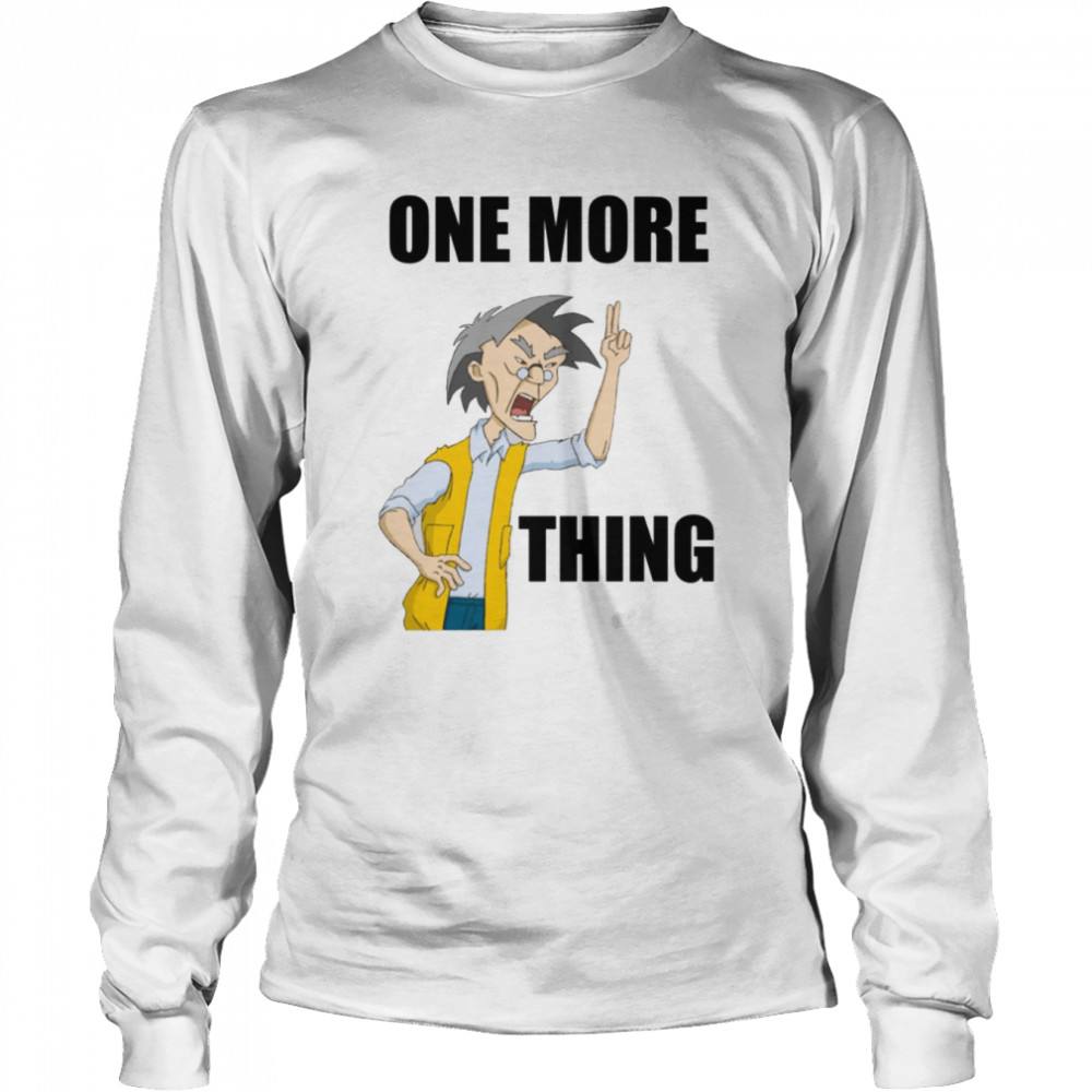 Uncle Chan One More Thing Jackie Chan Adventures shirt Long Sleeved T-shirt