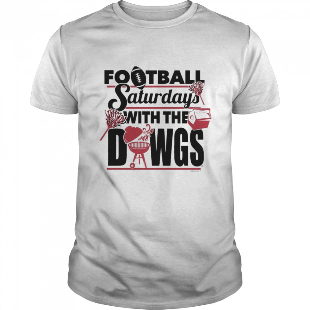 World Graphics Georgia Bulldogs Football Saturdays with the Dawgs Classic Men's T-shirt