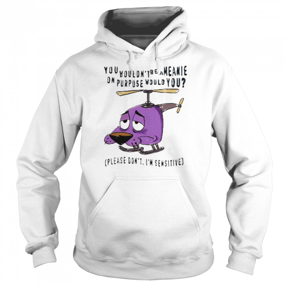 you Wouldn’t Be A Meanie On Purpose Would You shirt Unisex Hoodie