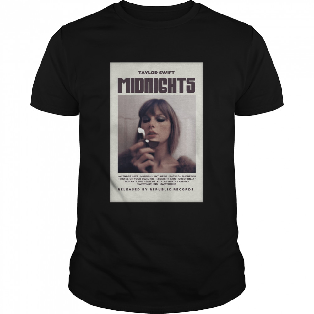 Taylor Swift Midnights shirt Classic Men's T-shirt