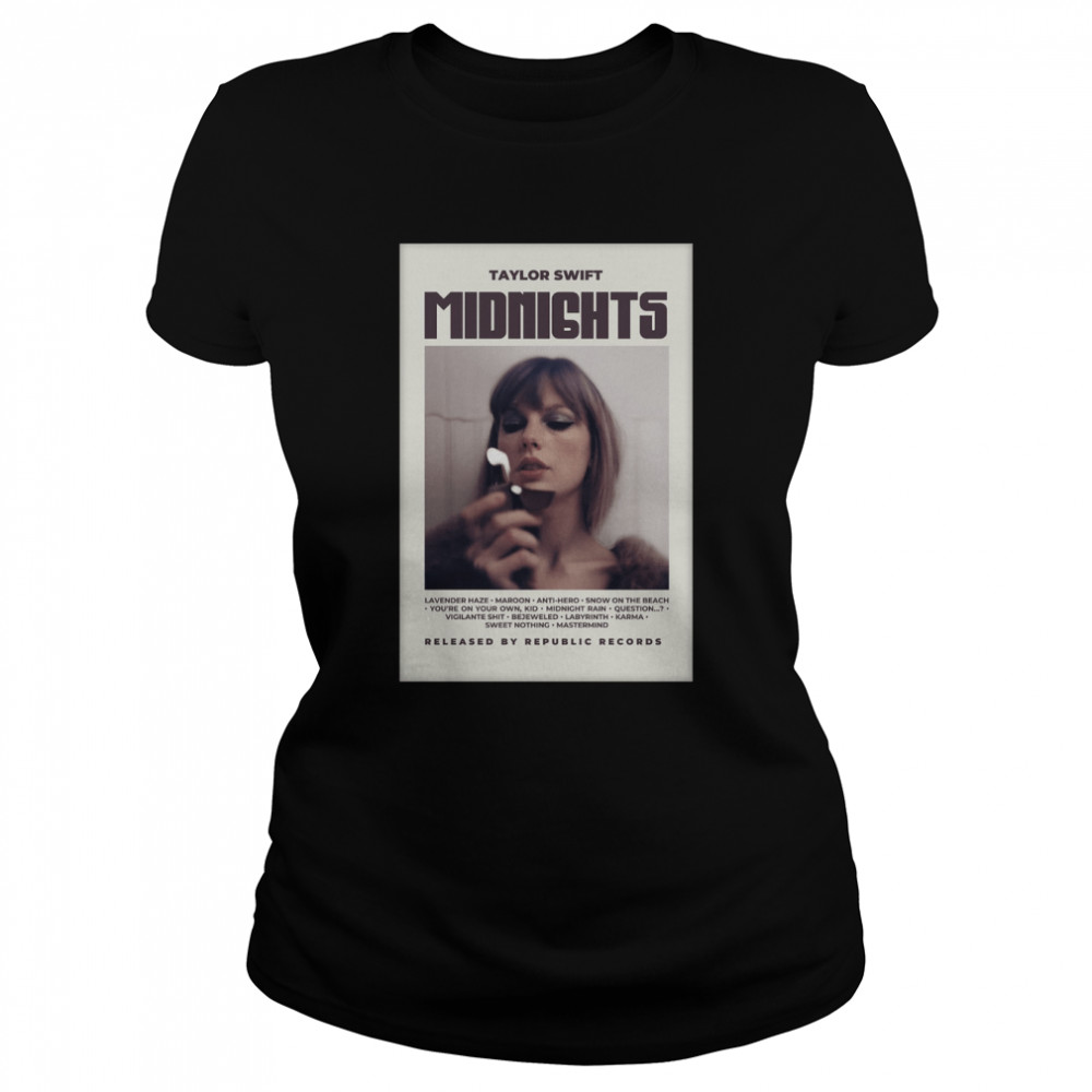 Taylor Swift Midnights shirt Classic Women's T-shirt