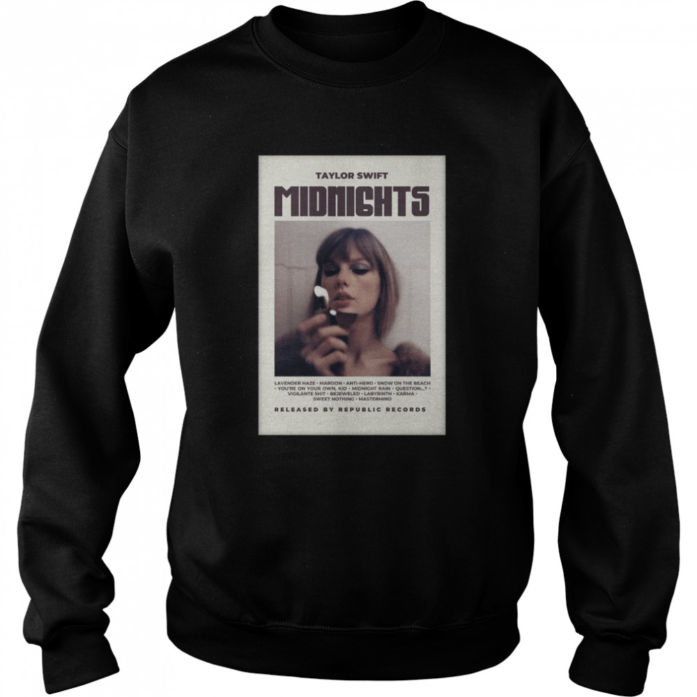Taylor Swift Midnights shirt Unisex Sweatshirt