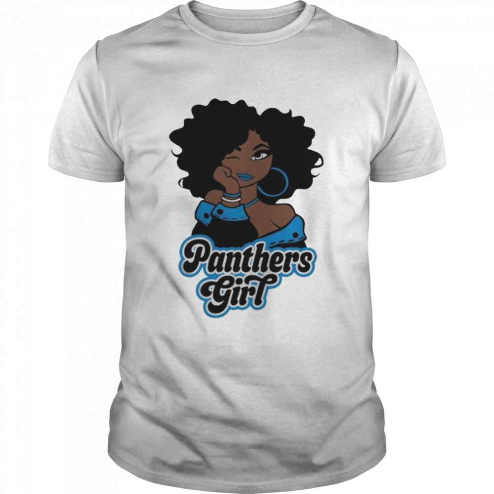 Carolina Panthers football Black Girl 2022 shirt