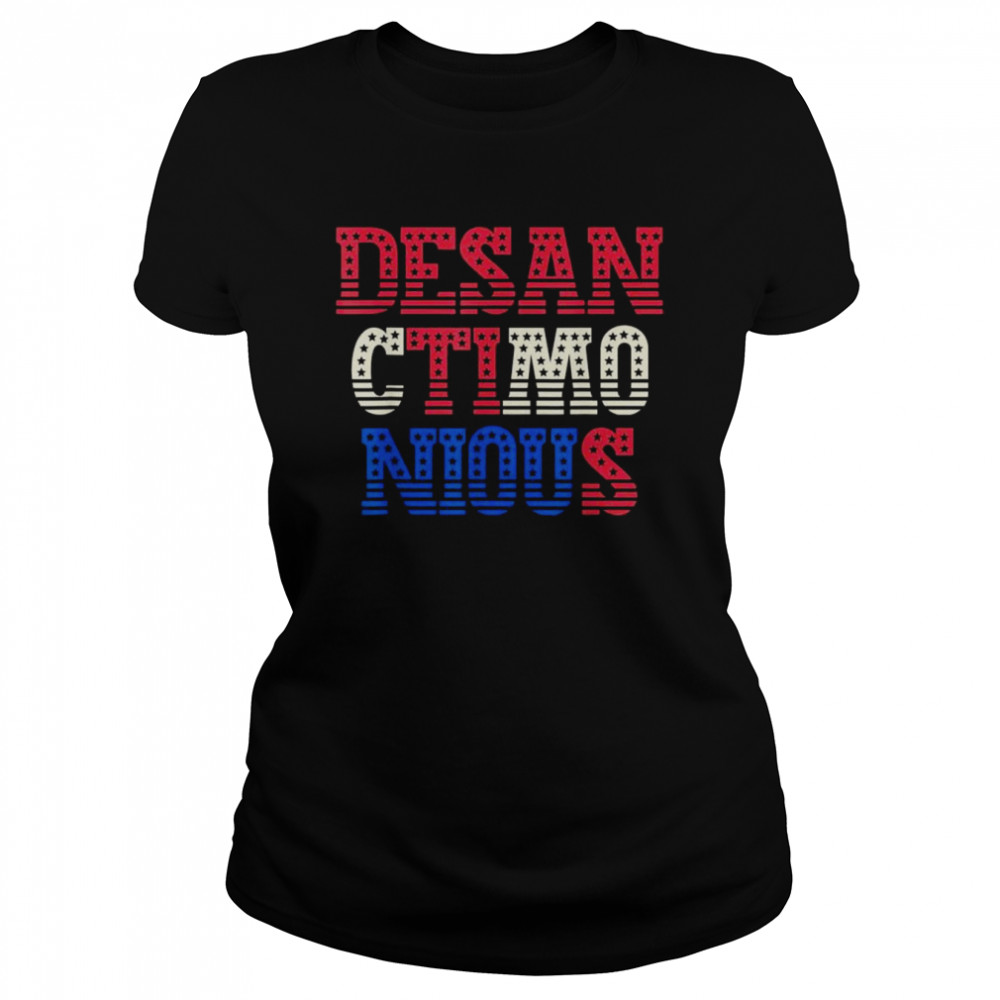 DeSanctimonious DeSantis Florida Governor President Trump shirt Classic Women's T-shirt