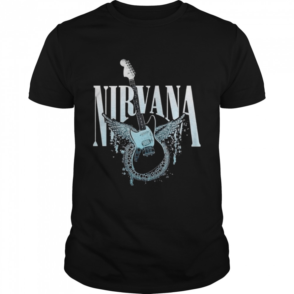 Guitar Icon Nirvana Band Design Retro shirt