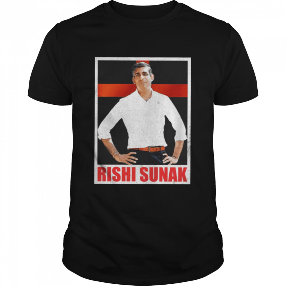 Uk Flag Minister Rishi Sunak shirt