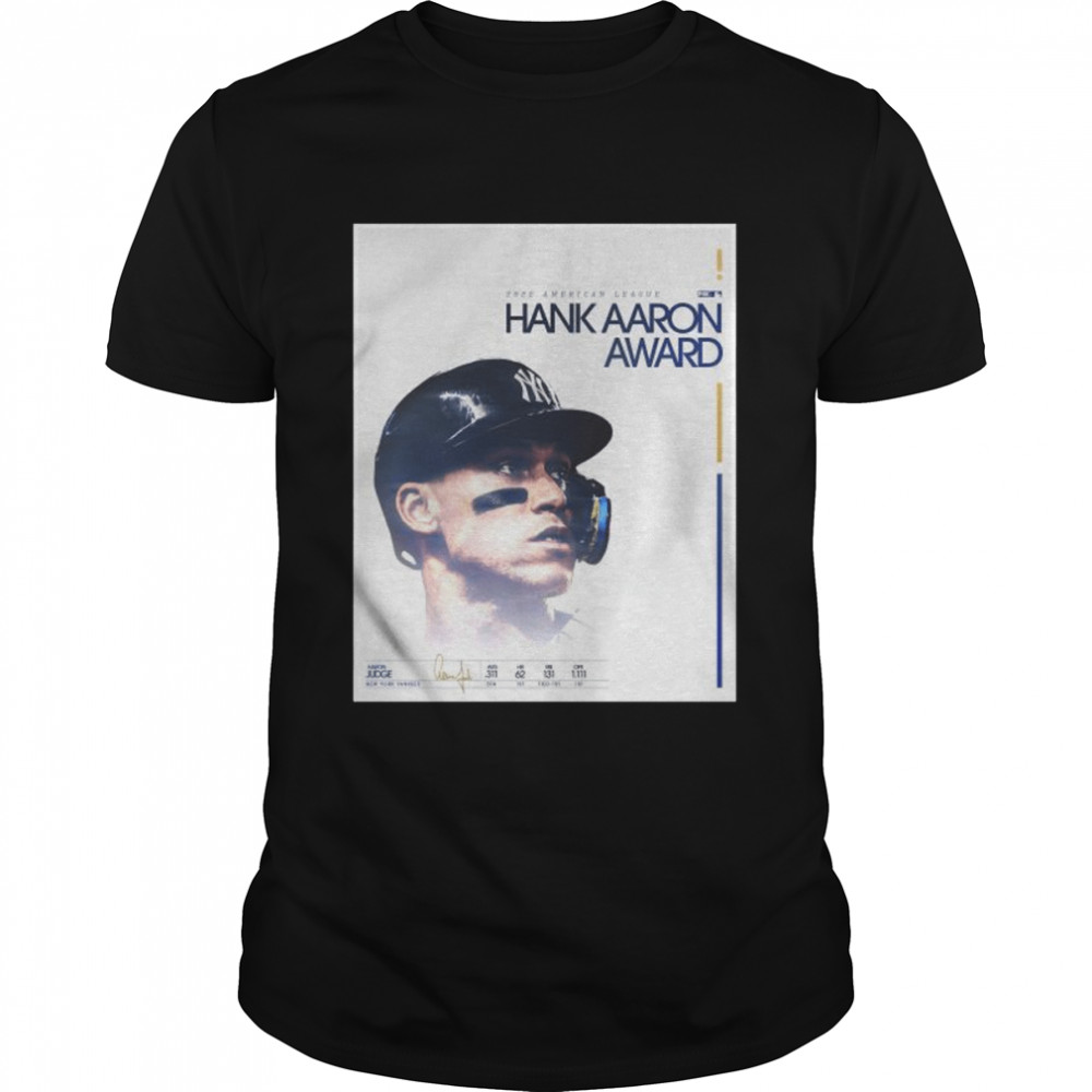 2022 American league Hank Aaron Award shirt
