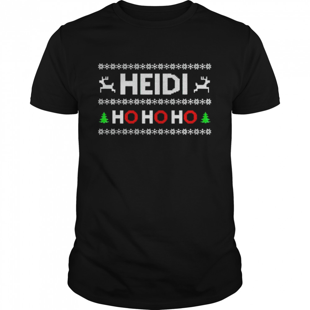 Heidi Ho Ho Ho Christmas shirt Classic Men's T-shirt