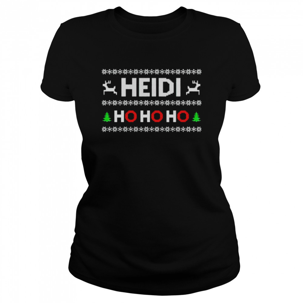 Heidi Ho Ho Ho Christmas shirt Classic Women's T-shirt