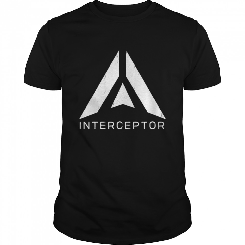 Interceptor Javelin Variant Anthem Game Symbol Worn White Logo shirt
