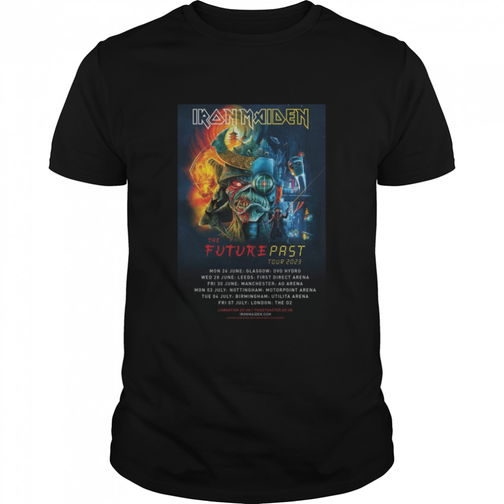 Iron Maiden Announce 2023 UK and European shirt