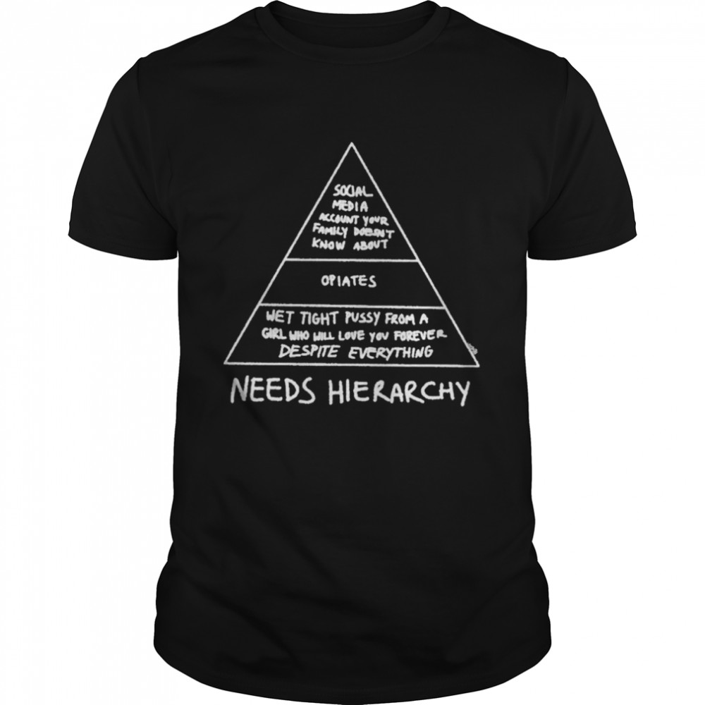 Needs hierarchy T-shirt