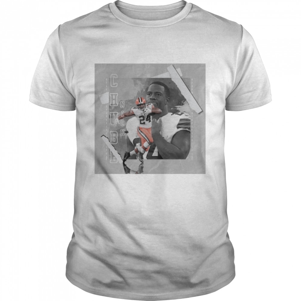 nick Chubb Cleveland Browns football poster Browns shirt