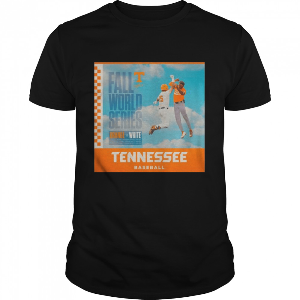 Tennessee Baseball Fall world Series Orange vs White shirt
