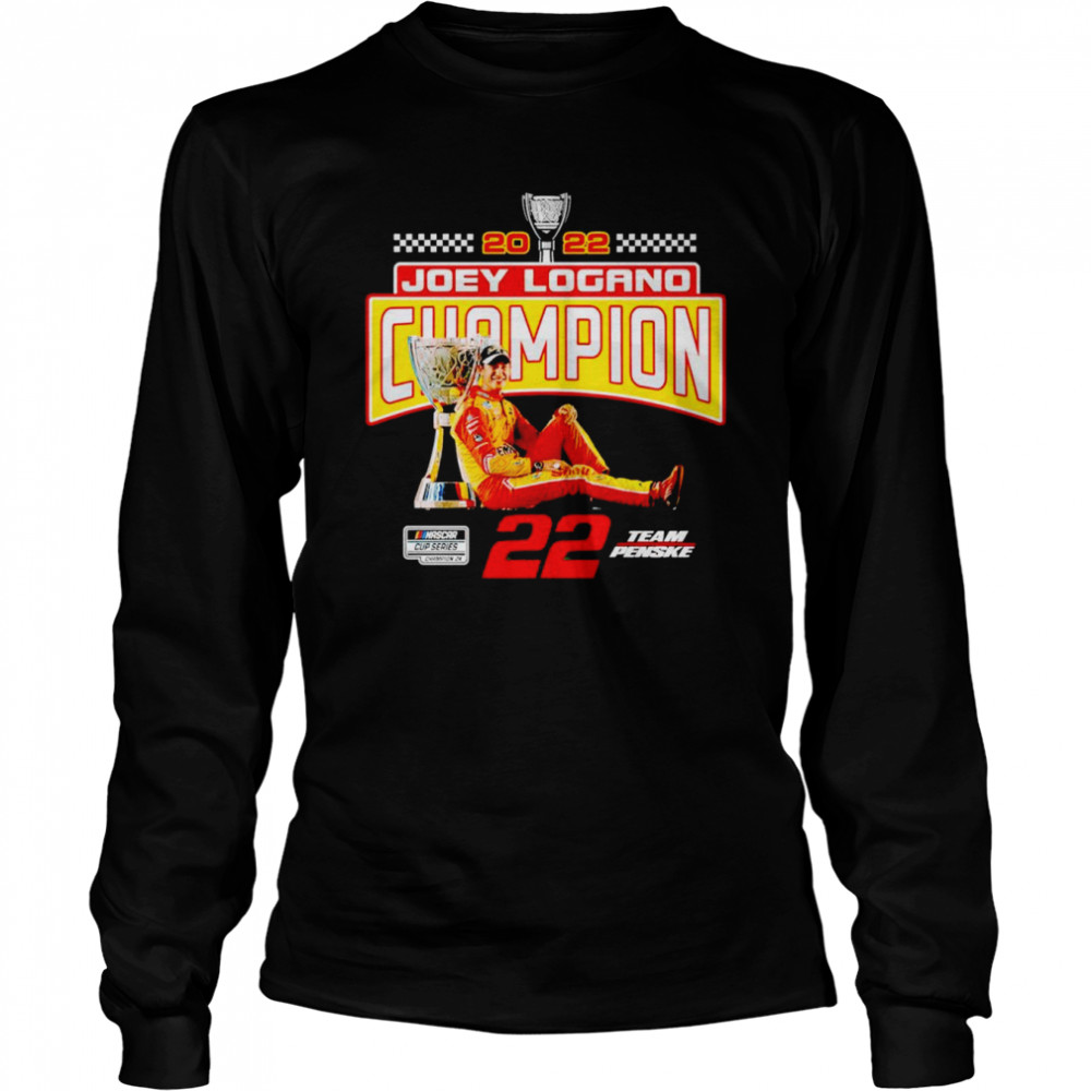 2022 Joey Logano Champion Team Penske shirt Long Sleeved T-shirt