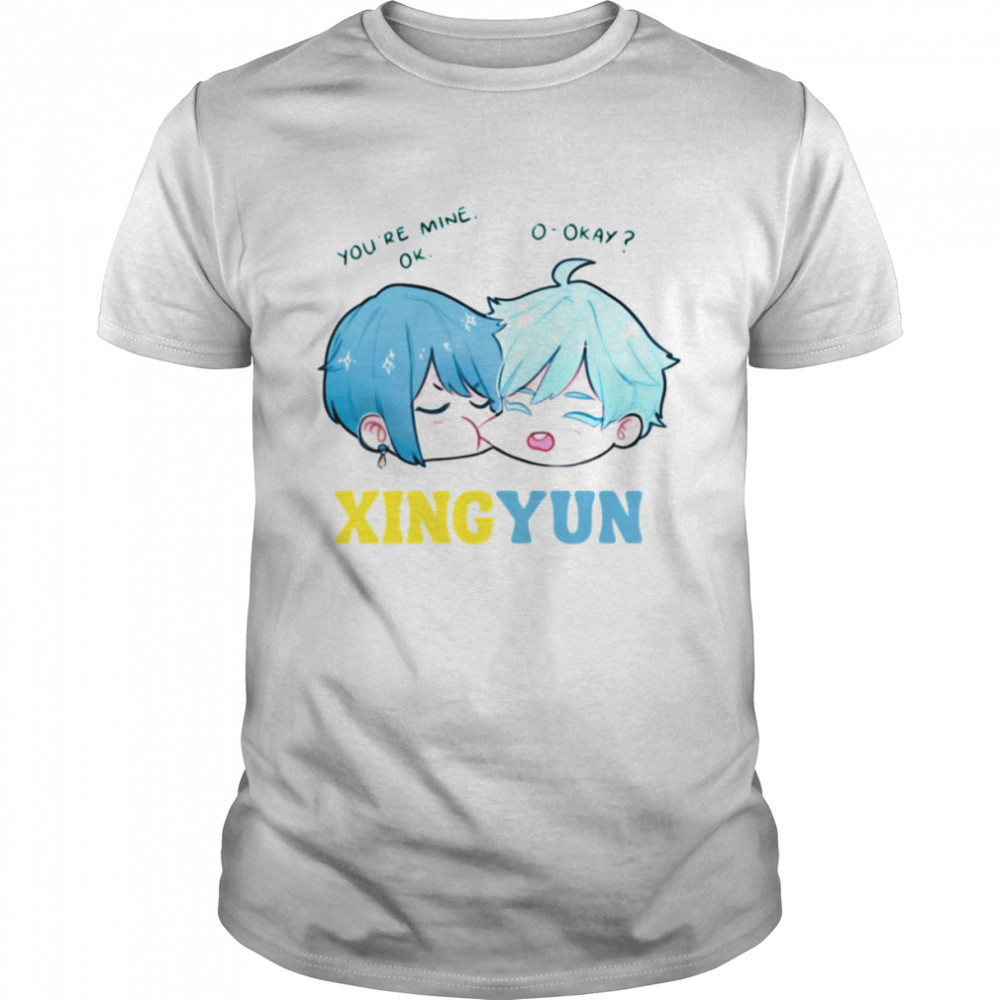 Chibi Xingyun And Chongyun Funny Genshin Impact shirt Classic Men's T-shirt