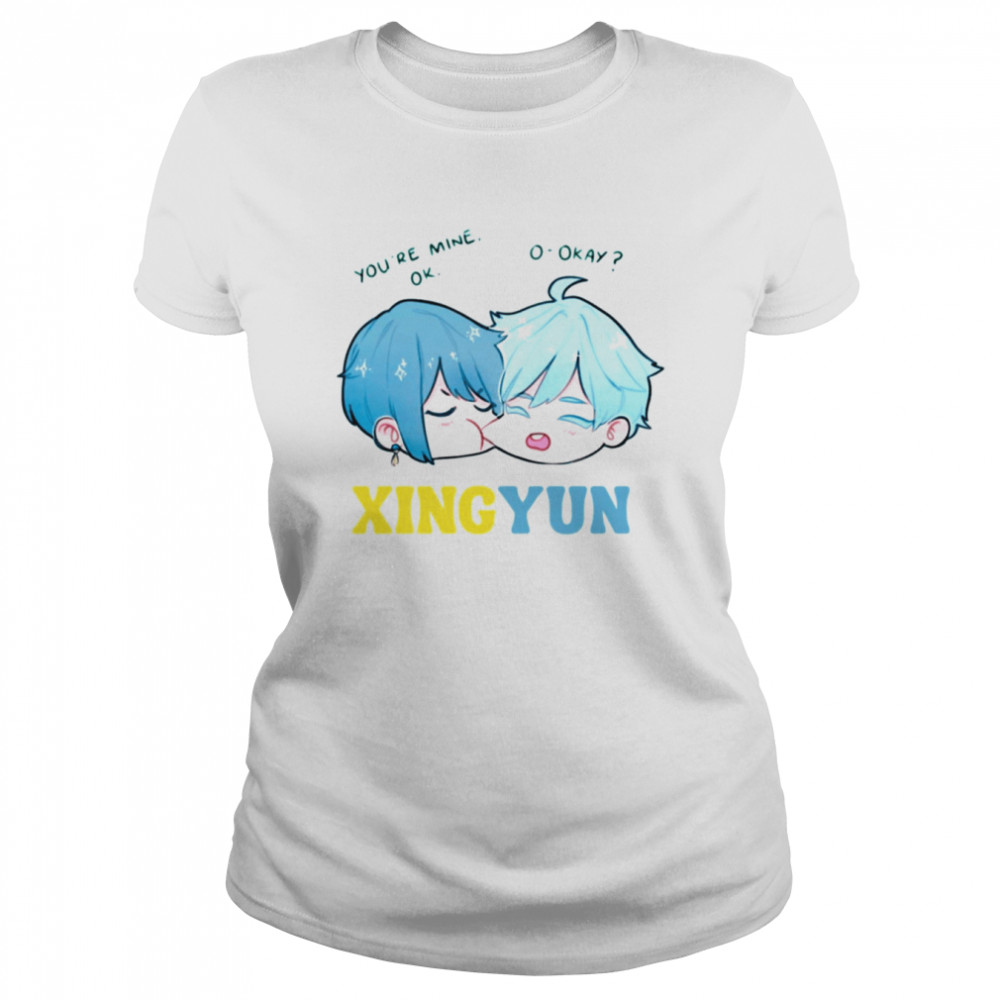 Chibi Xingyun And Chongyun Funny Genshin Impact shirt Classic Women's T-shirt