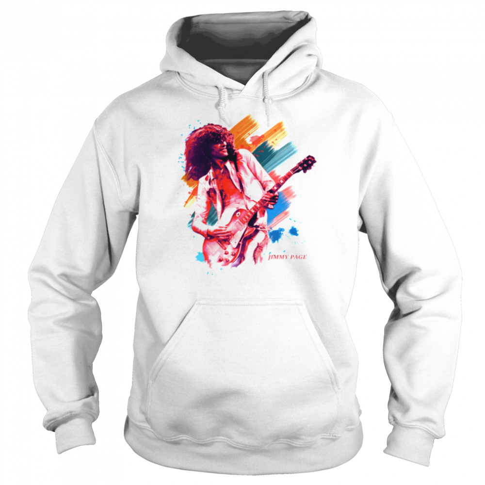 Graphic Jimmy Page On Stage shirt Unisex Hoodie