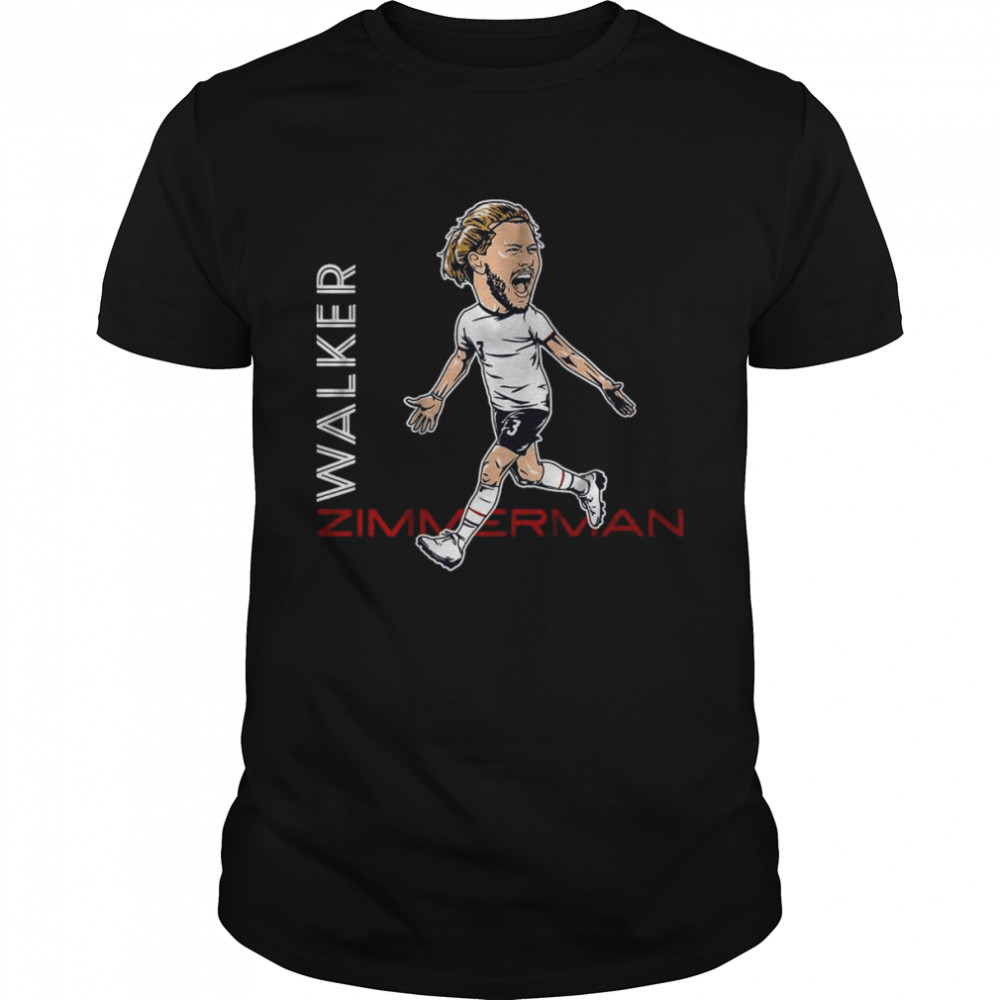 US Soccer Walker Zimmerman Caricature Shirt